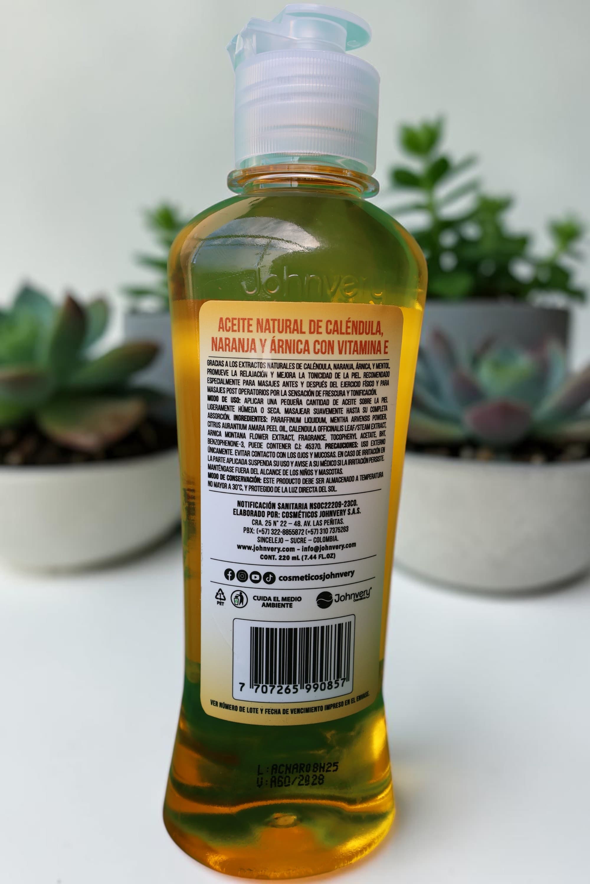 ACEITE DE CALENDULA NARANJA Y ARNICA * 220 ML